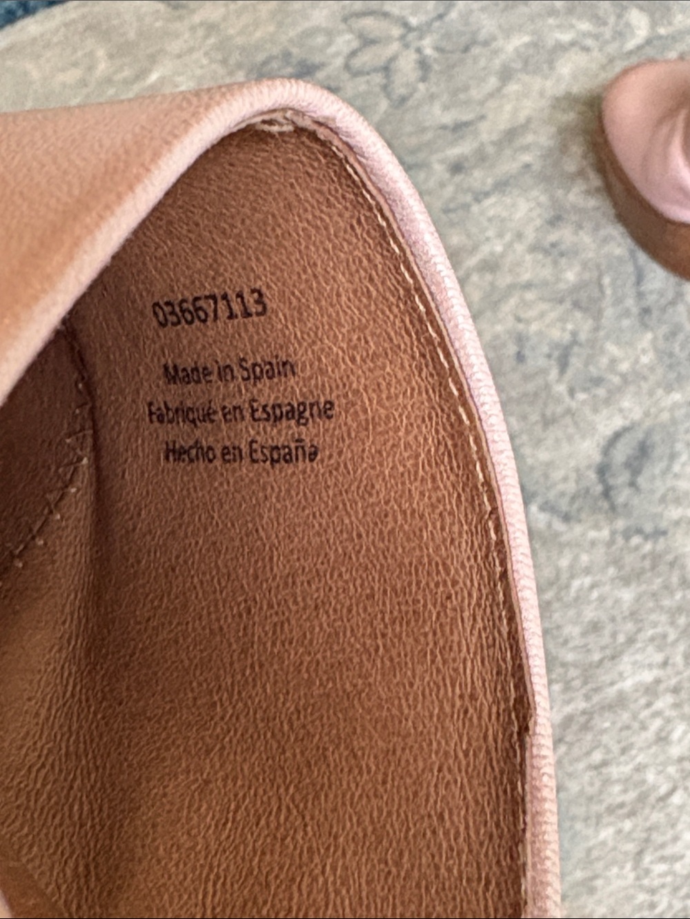 Free People Pale Pink Leather Mule Clogs - Picture 3 of 5